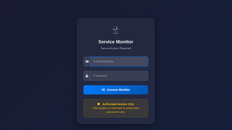 Service Monitor Screenshot